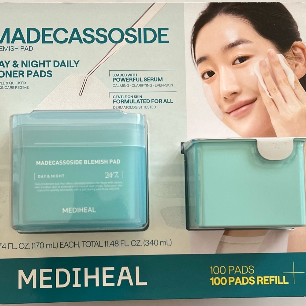 Mediheal Madecassoside Blemish Pad 100 Pads + 100 Pads refill
